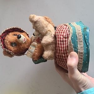 Vintage 1950s mama bear toy